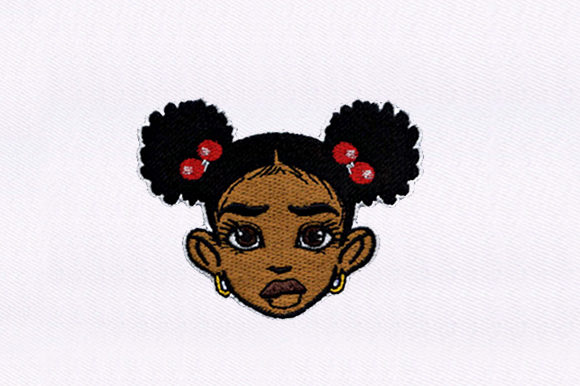 Bun Hared Girl Embroidery Design Review