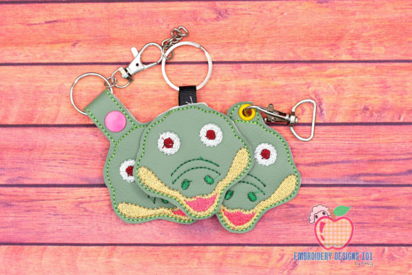 Cute Crocodile Head in the Hoop Keyfob Review