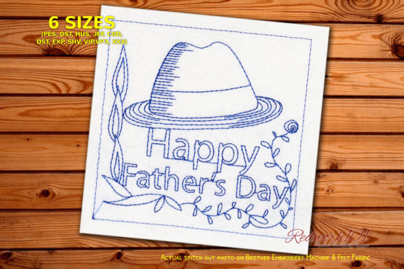Father’s Day Hat Redwork: A Seasonal Embroidery Design Review