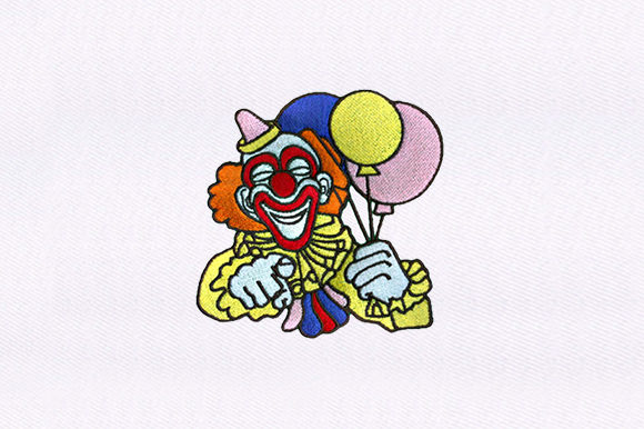Friendly Clown: A Playful Seasonal Embroidery Design Review