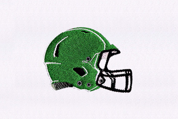 Green Helmet Design Review for Seasonal Embroidery Projects