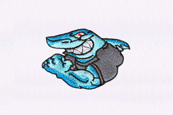 Muscular Army Shark Embroidery Design Review