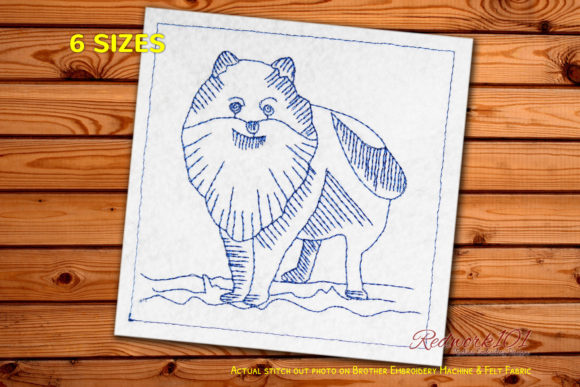 Pomeranian Dog Embroidery Review for Craft Fair Success