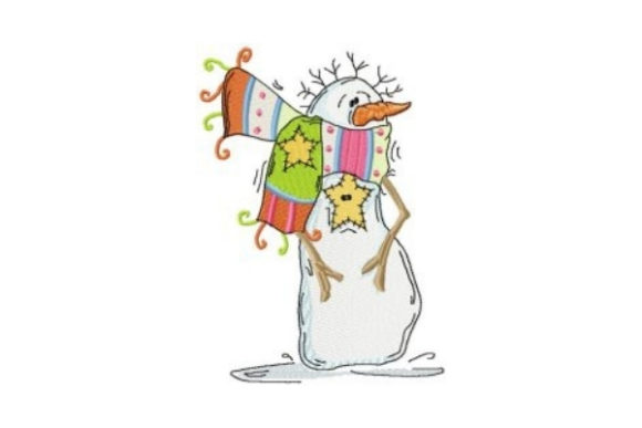 Sassy Wire Haired Snowman Embroidery Design Review