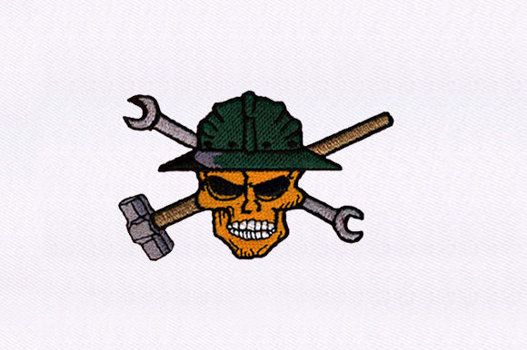 Skull with Tools Design: A Seasonal Embroidery Review