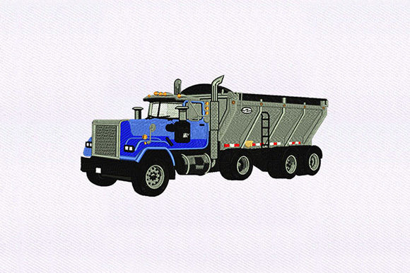 Trash Dump Truck Embroidery Design Review for Boutique Apparel
